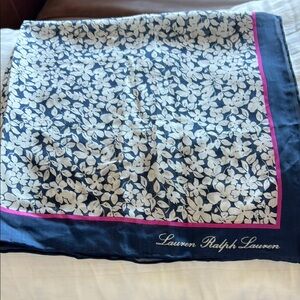 Lauren Ralph Lauren Floral Silk Scarf